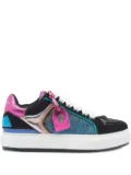 Kurt Geiger London Southbank Tag panelled low-top sneakers - Black