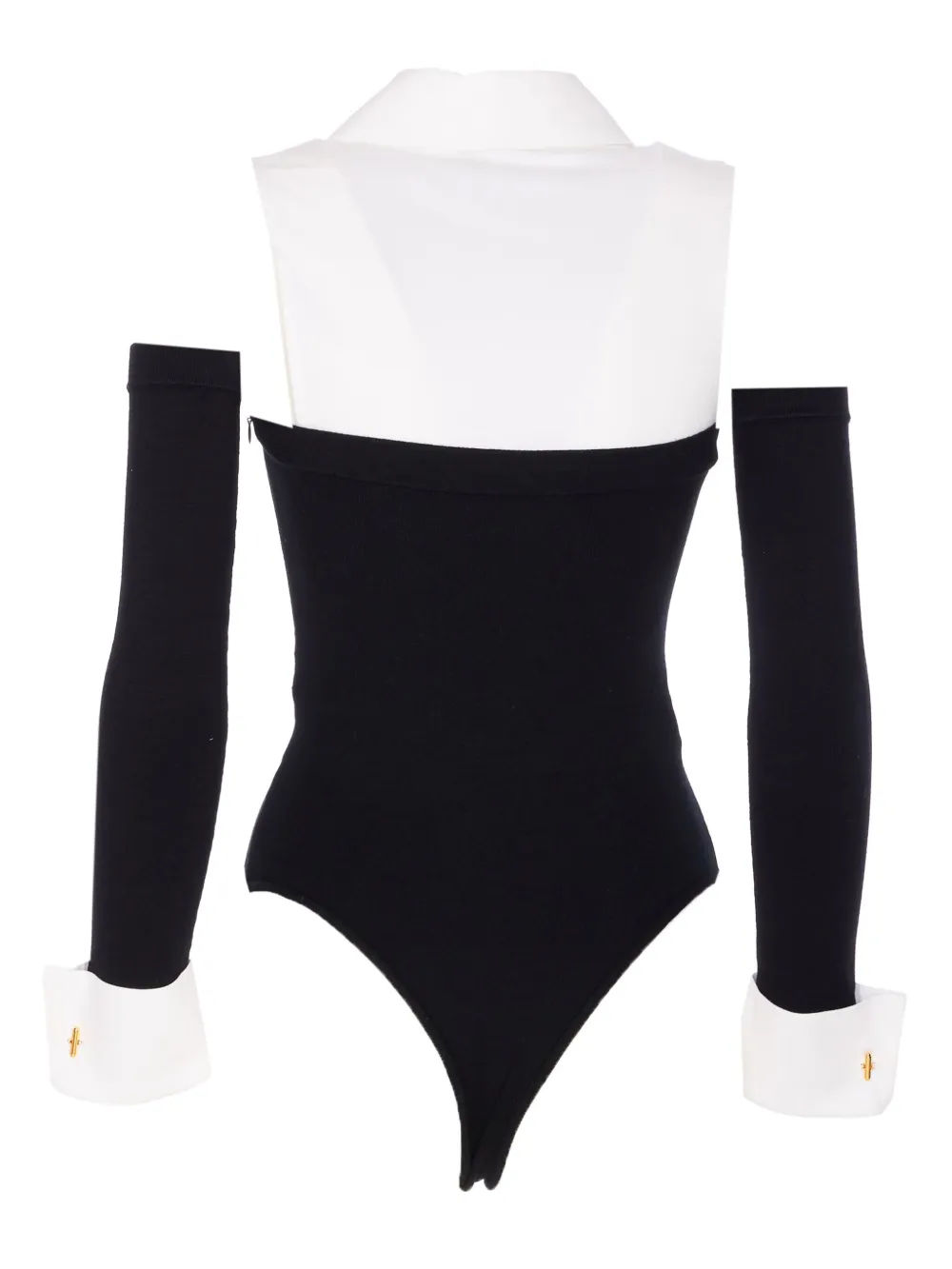 Elisabetta Franchi Embroidered-logo Bodysuit In Multi