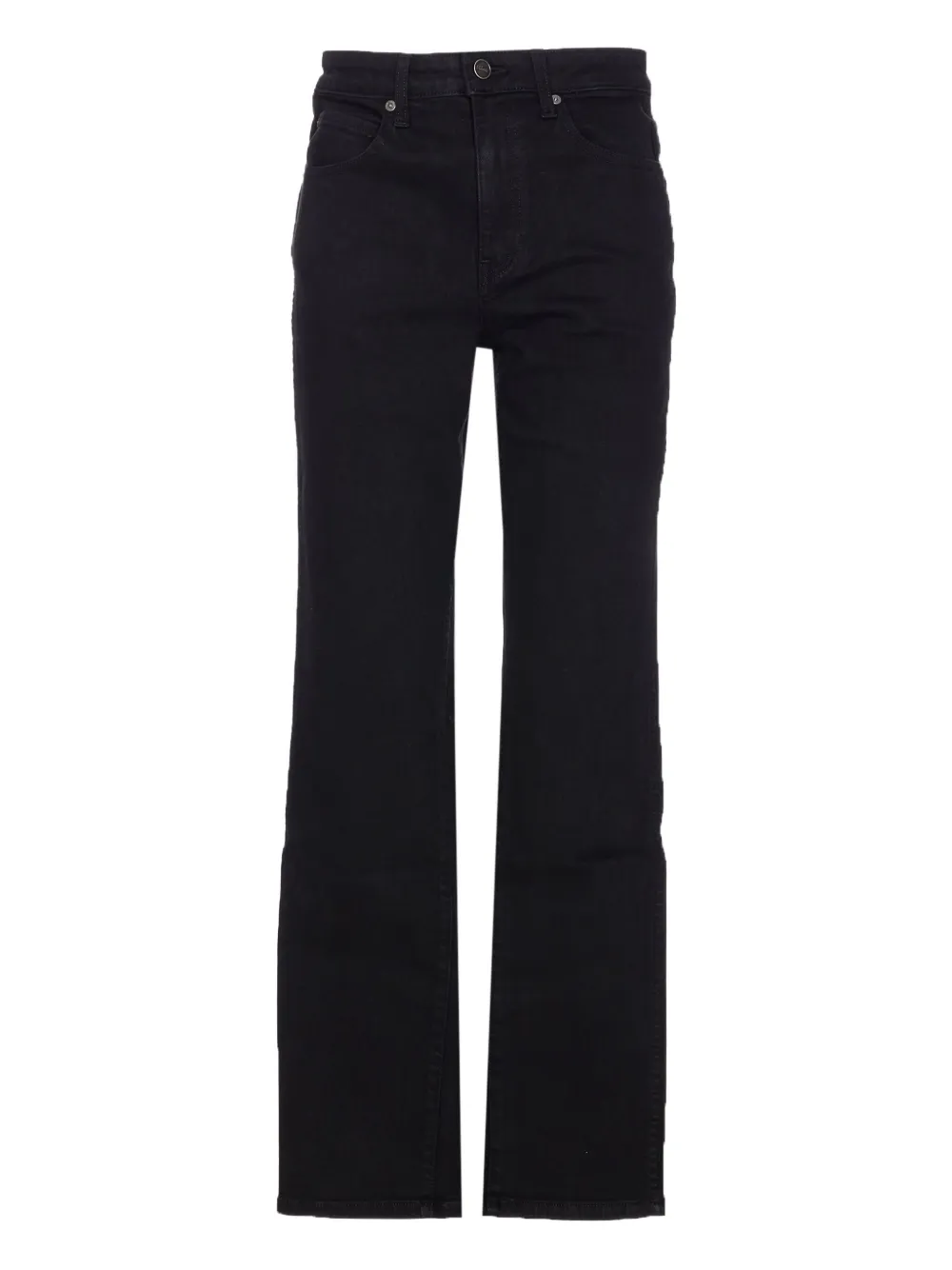 Khaite Zip-fly Button Jeans In Black