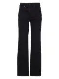 KHAITE zip-fly button jeans - Black