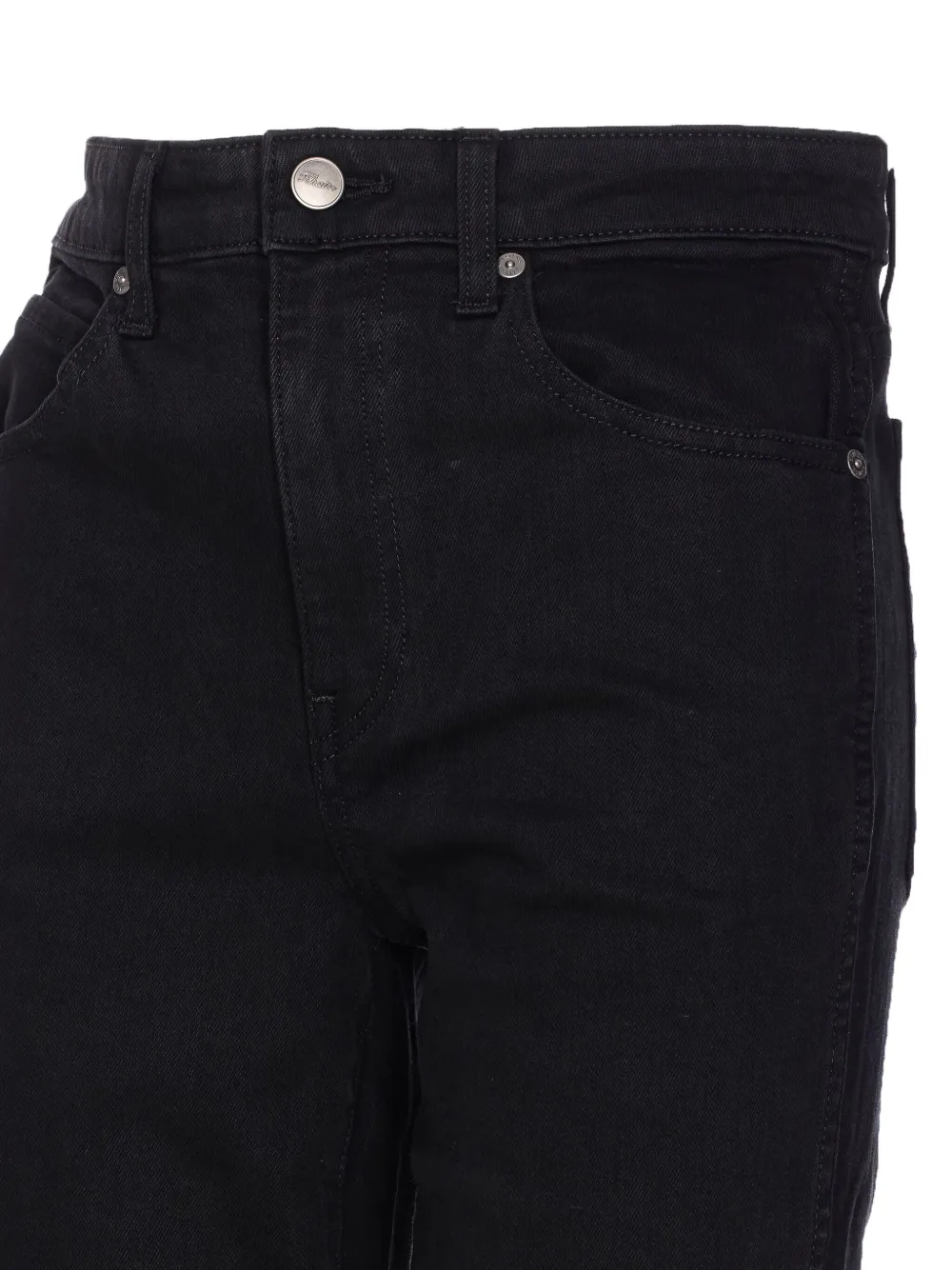KHAITE Jeans met rits en knoop Zwart