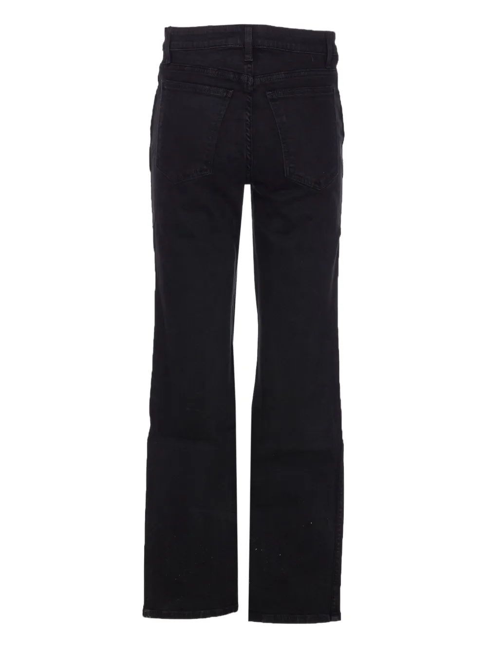 KHAITE Jeans met rits en knoop Zwart