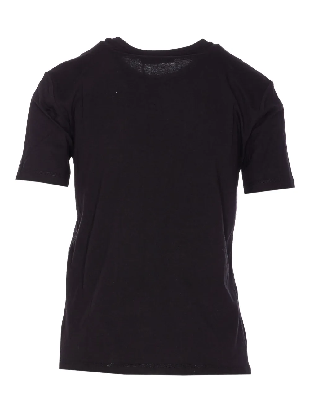 TWINSET embroidered-logo crew-neck T-shirt Zwart