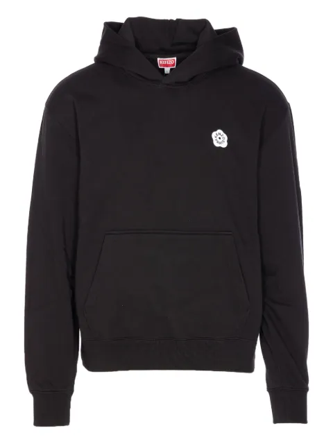 Kenzo hoodie con bolsillo canguro y logo estampado
