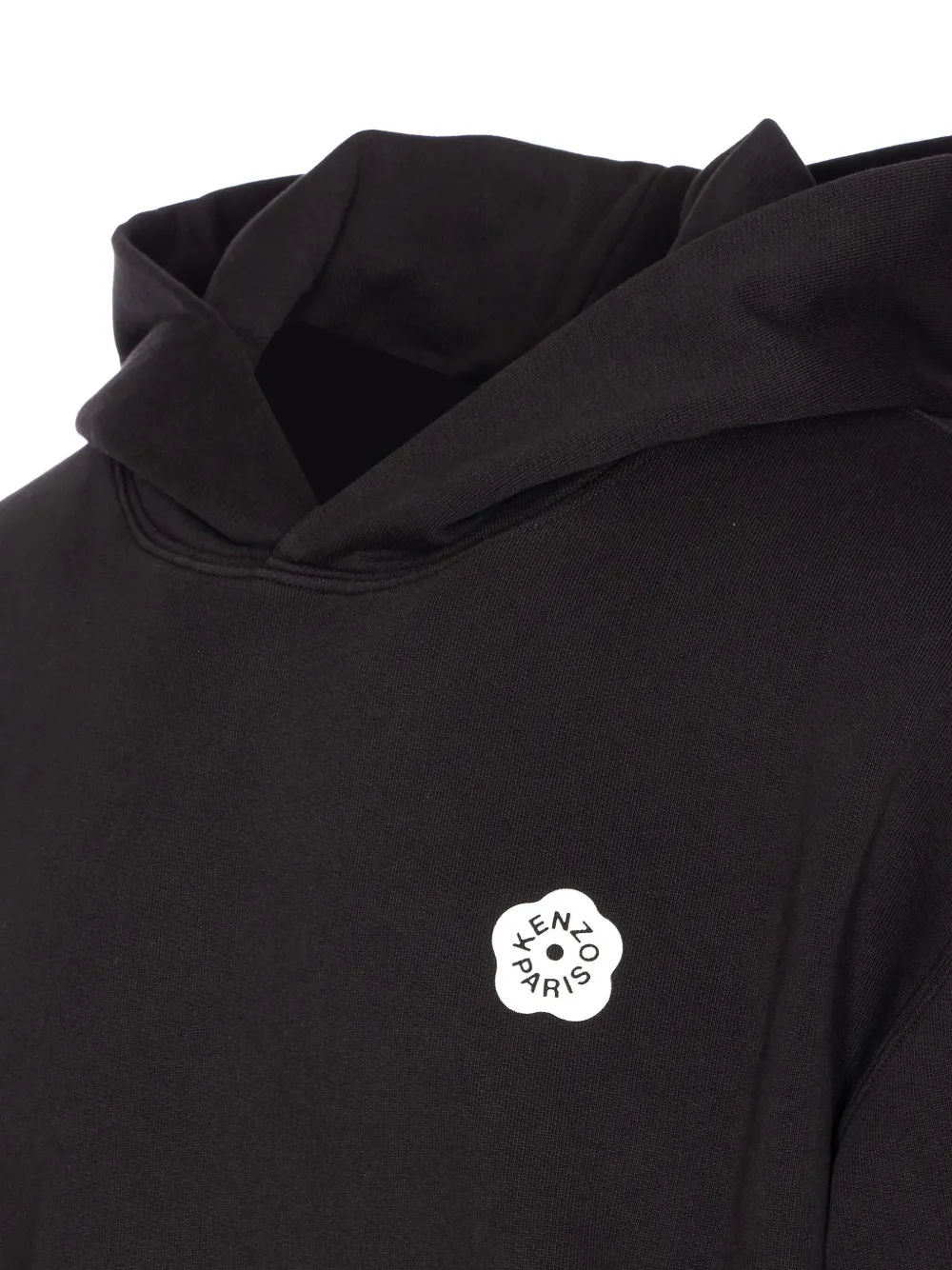 Kenzo Hoodie met logoprint en buidelzak Zwart