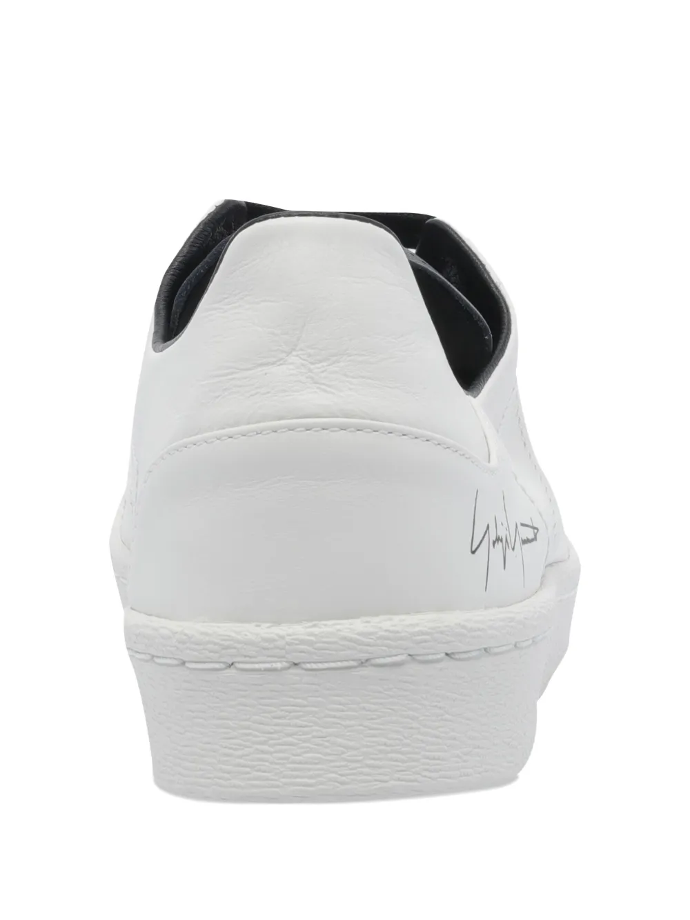 Y-3 Superstar Perforated-detail Logo Sneakers In White