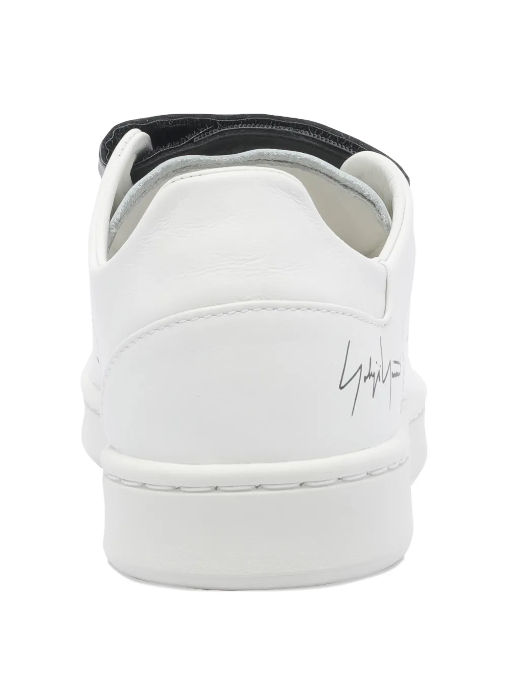 Y-3 Leather Sneakers In White