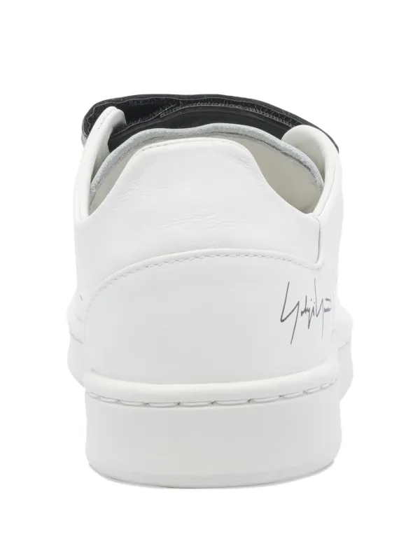 Y-3 スニーカー ホワイト レザー Y-3 レザースニーカー | ホワイト | FARFETCH JP