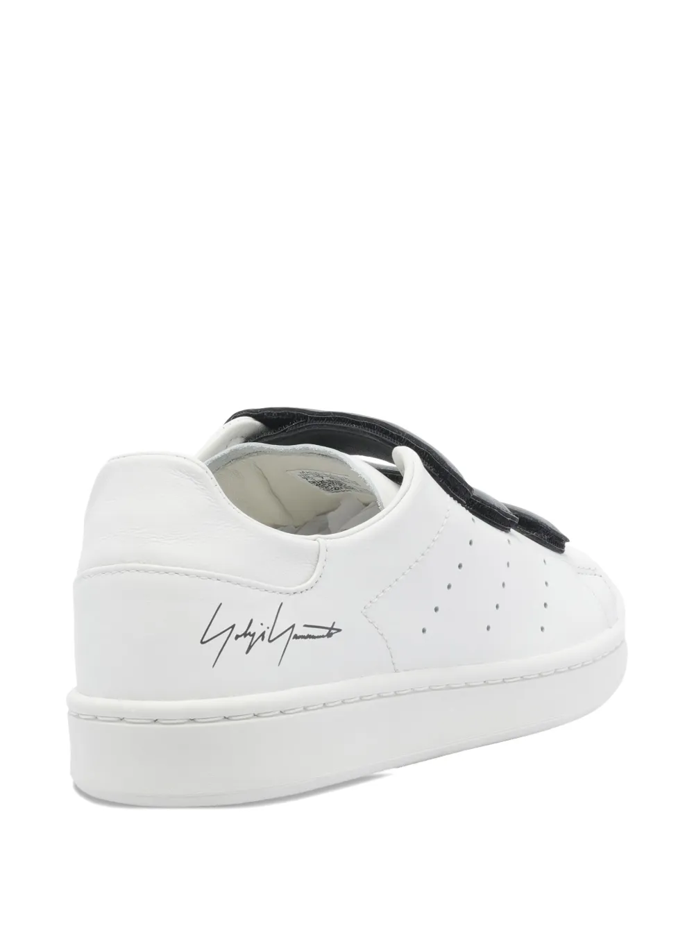 Y-3 Leather Sneakers In White