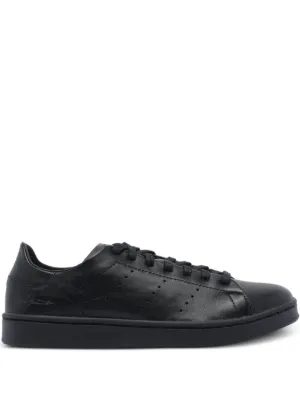 Y-3 x Adidas Country Leather Sneakers | Black | FARFETCH SG