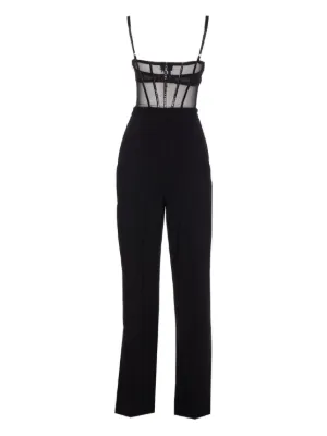 オールインワン・サロペット ELISABETTA FRANCHI Women Jumpsuits TU05153E2110 BLACK ELISABETTA FRANCHI Women Jumpsuits TU05153E2110 BLACK