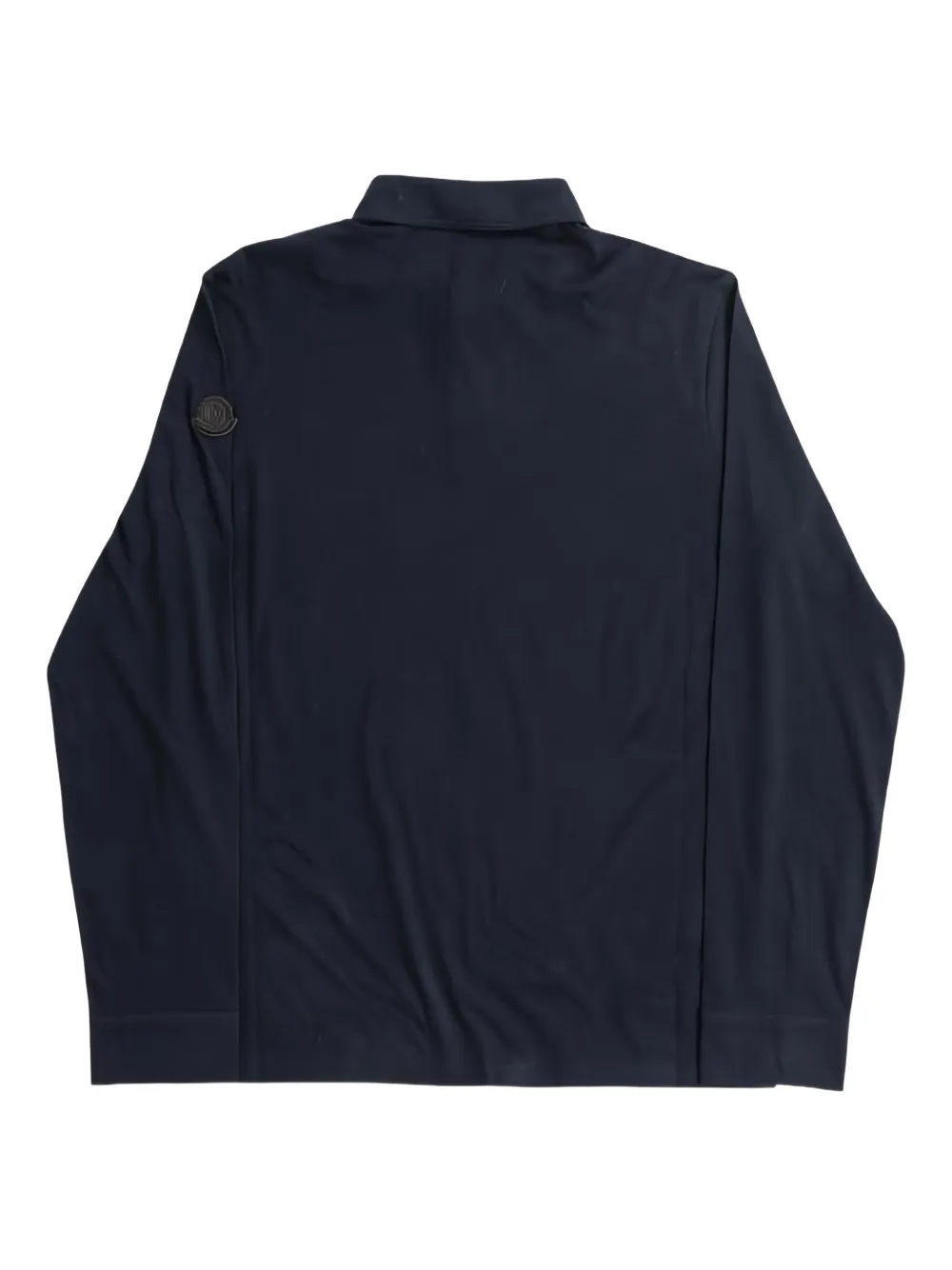 Moncler Poloshirt met lange mouwen en knopen Blauw