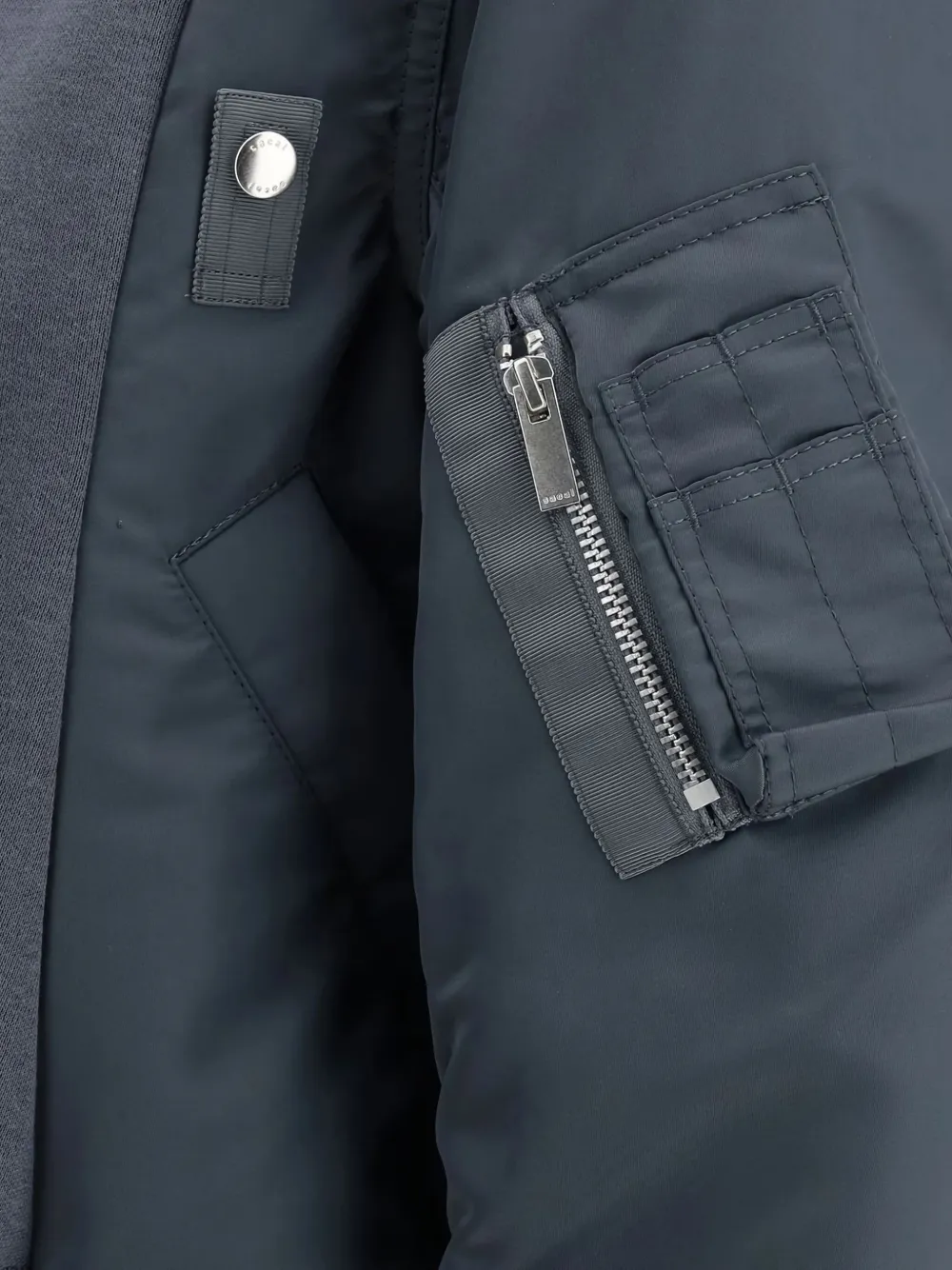 sacai Hoodie met rits Blauw