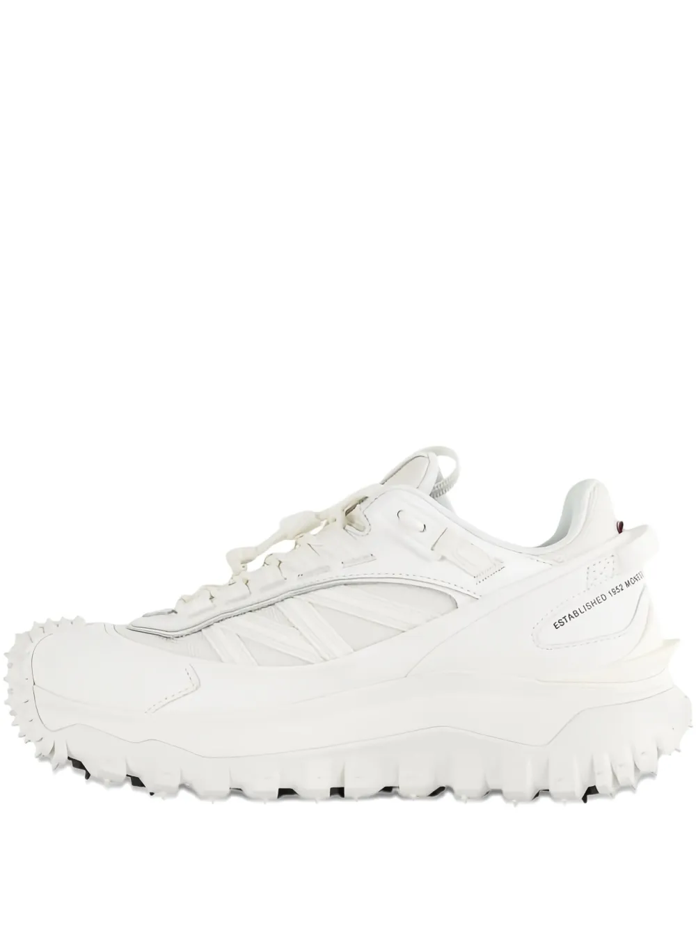 Moncler Waterproof Trailgrip Gtx Sneakers With Carbon Fiber In White