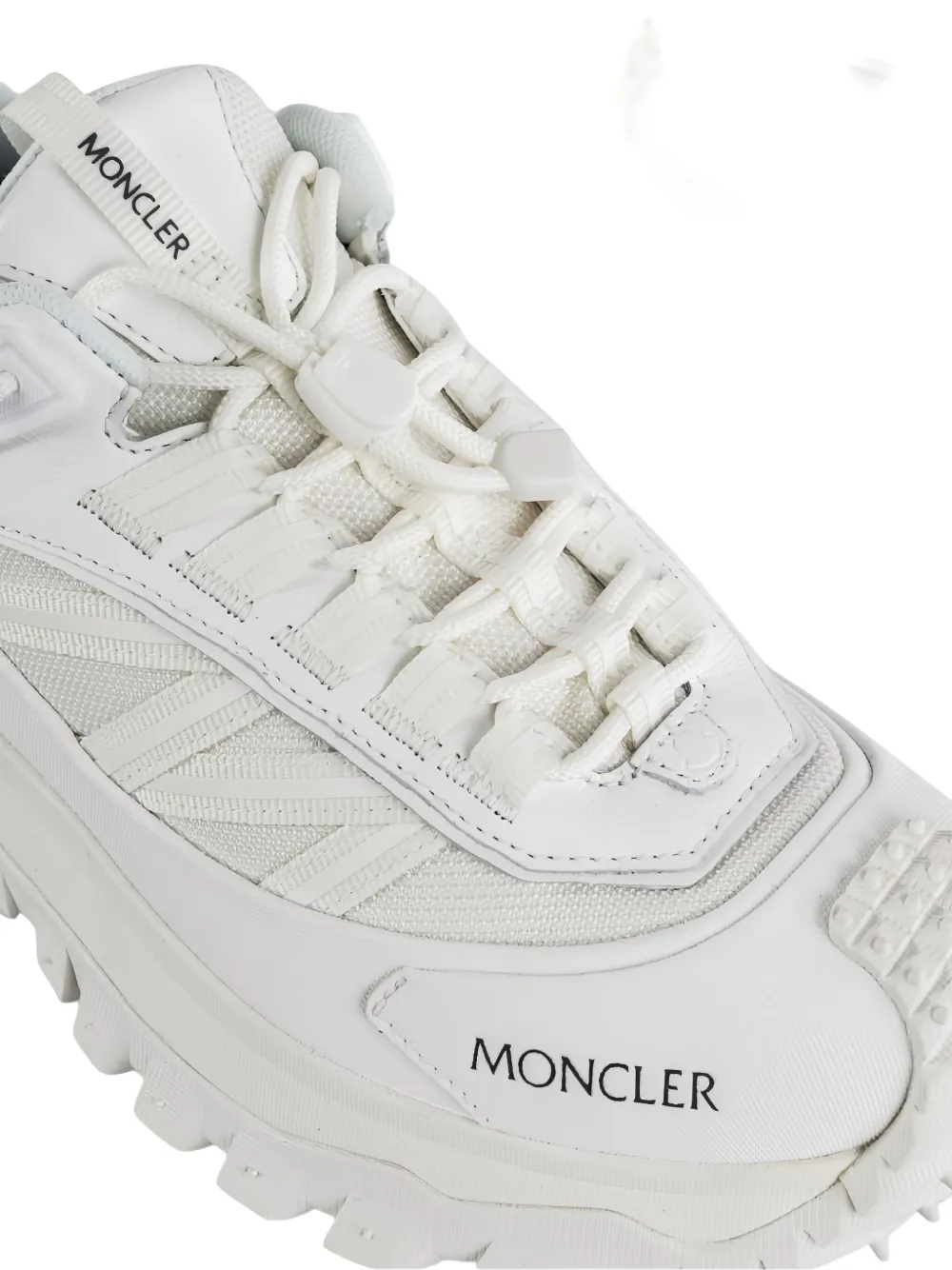 Moncler Waterproof Trailgrip Gtx Sneakers With Carbon Fiber In White