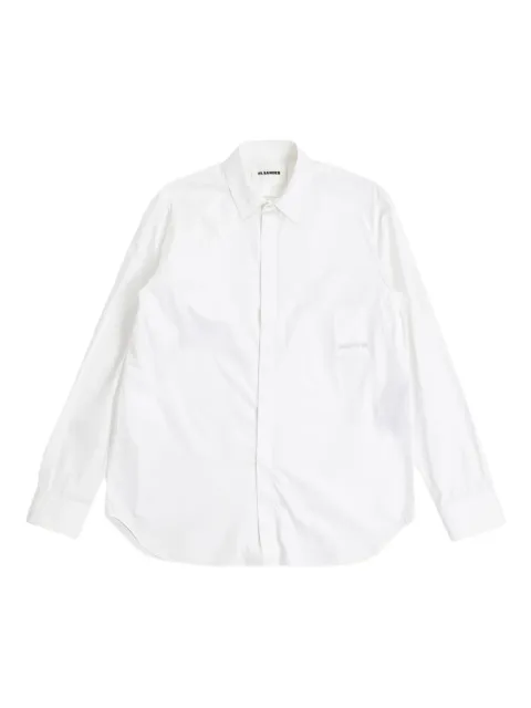 Jil Sander concealed button-cuffs shirt