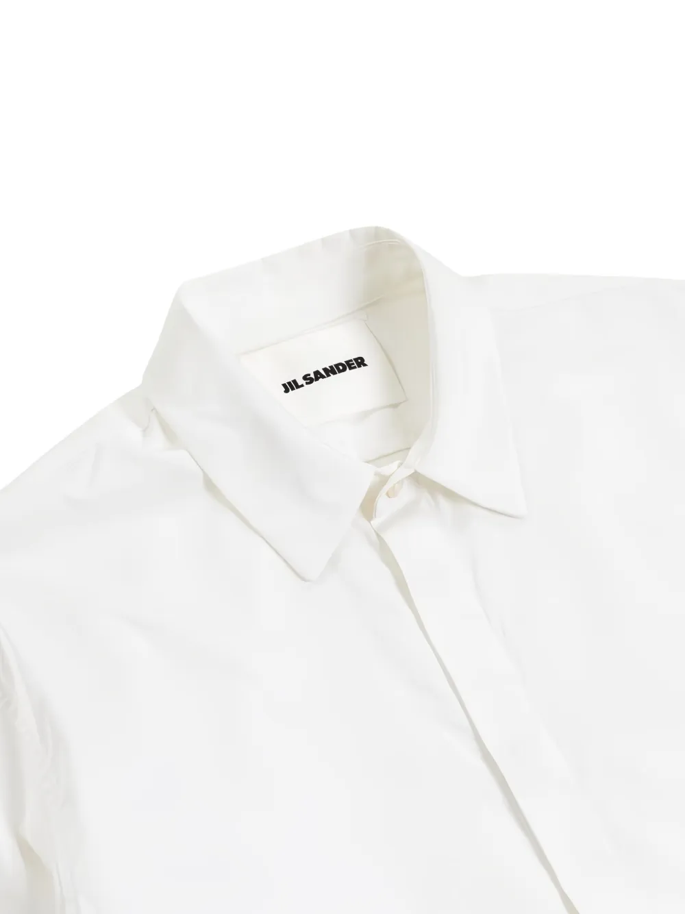 Jil Sander Overhemd met verborgen knoopmanchetten Wit