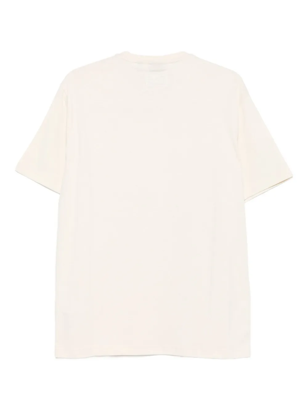 Ea7 Emporio Armani embossed-logo T-shirt - Beige