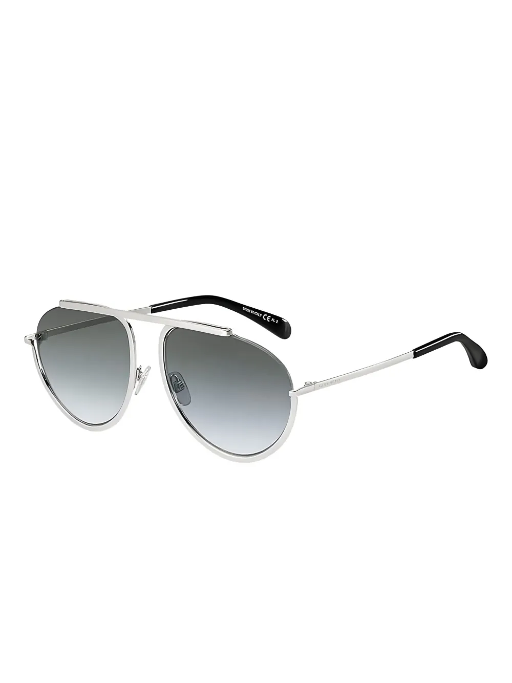 Givenchy Zonnebril met piloten montuur Zilver