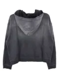 NO/FAITH STUDIOS faded-wash zip-up hoodie - Grey