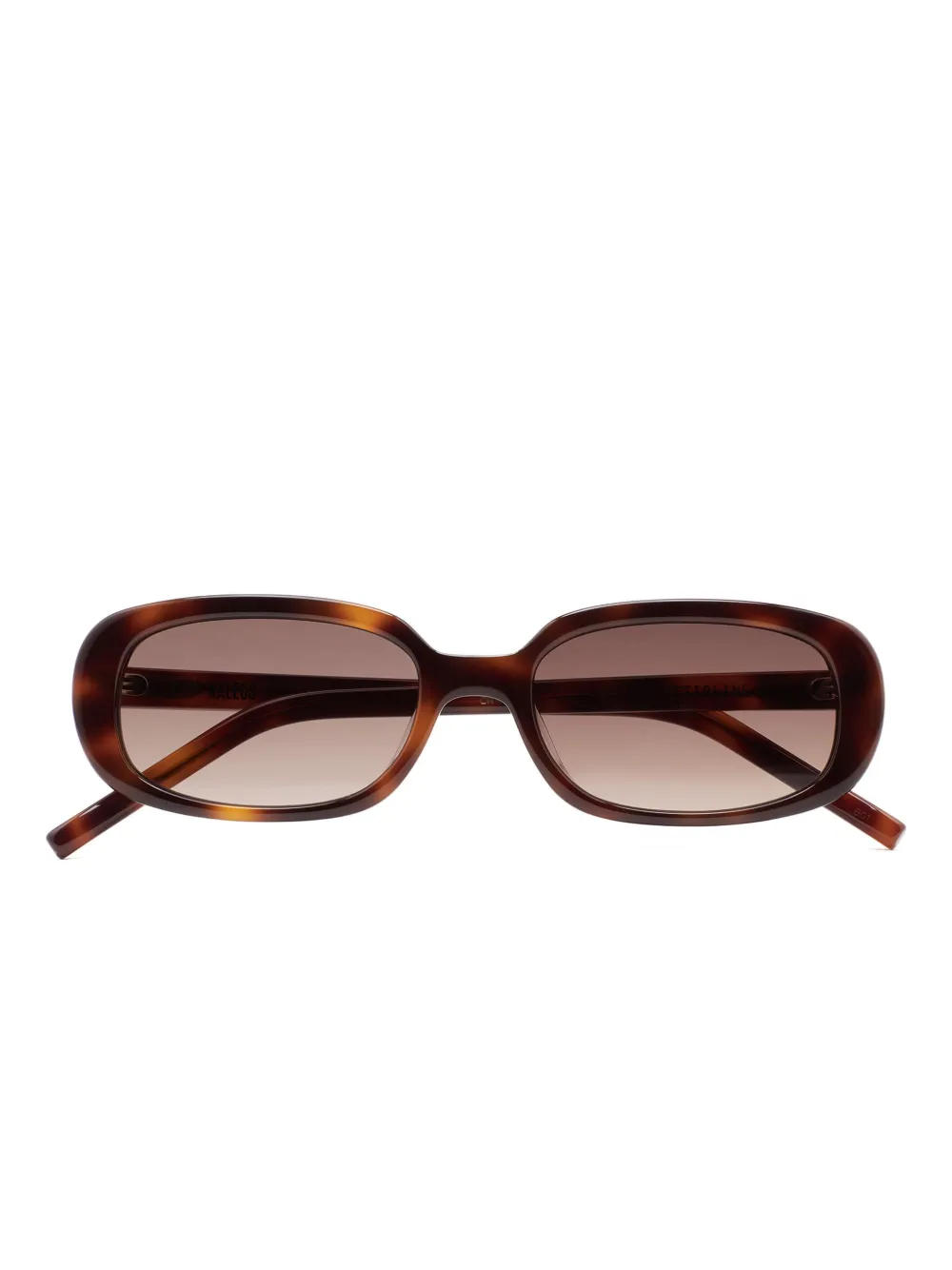 Kaleos Stirling tortoiseshell oval-frame sunglasses | Brown | Image 1