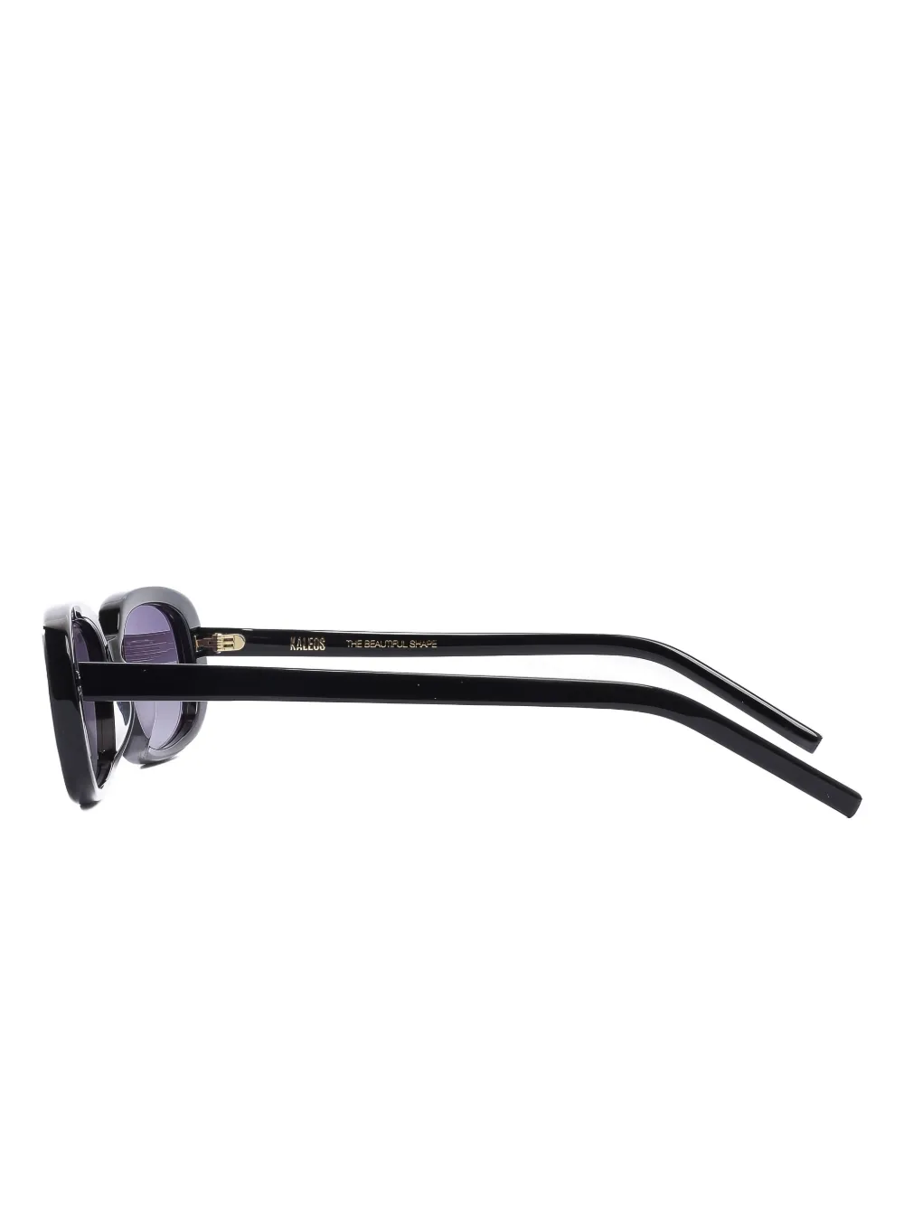 Kaleos Stirling zonnebril met rechthoekig montuur Zwart