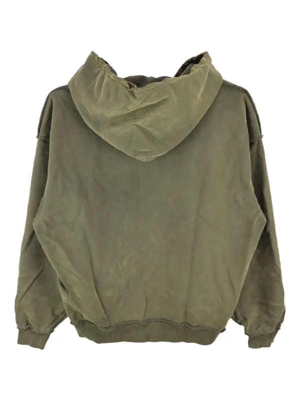 トップス no faith studios hoodie NO/FAITH STUDIOS zip-up Hoodie | Green | FARFETCH