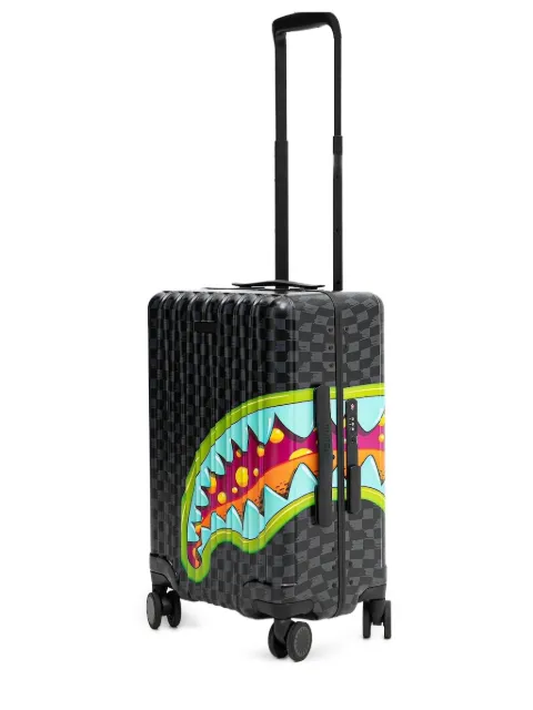 Sprayground Slime Takeover check-pattern holdall