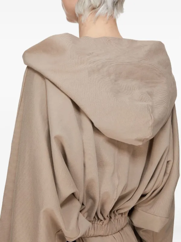 Rick Owens DRKSHDW クロップド パーカー | ニュートラル | FARFETCH JP