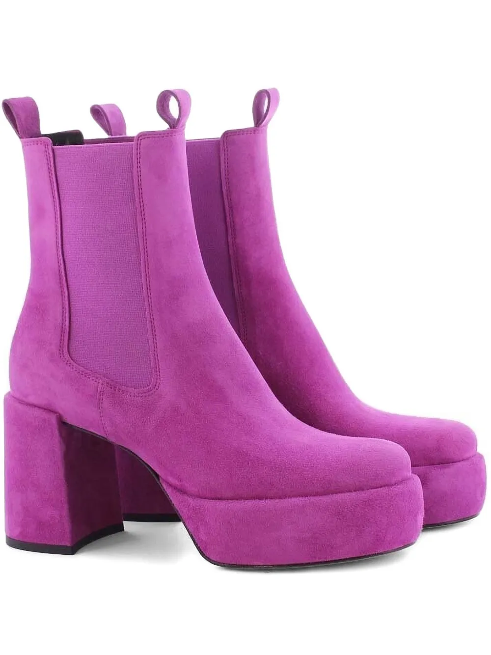 Kennel & Schmenger 90mm platform chelsea boots Pink
