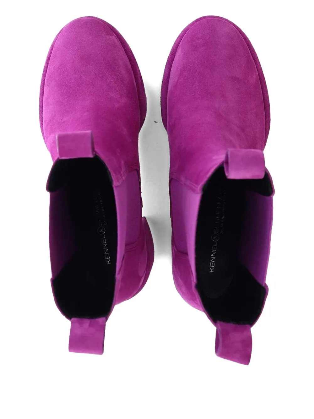 Kennel & Schmenger 90mm Platform Chelsea Boots In Pink