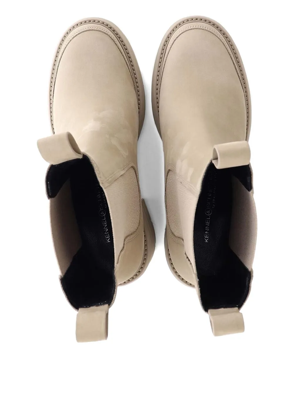 Kennel & Schmenger elastic-panelled chunky-sole boots Neutrals