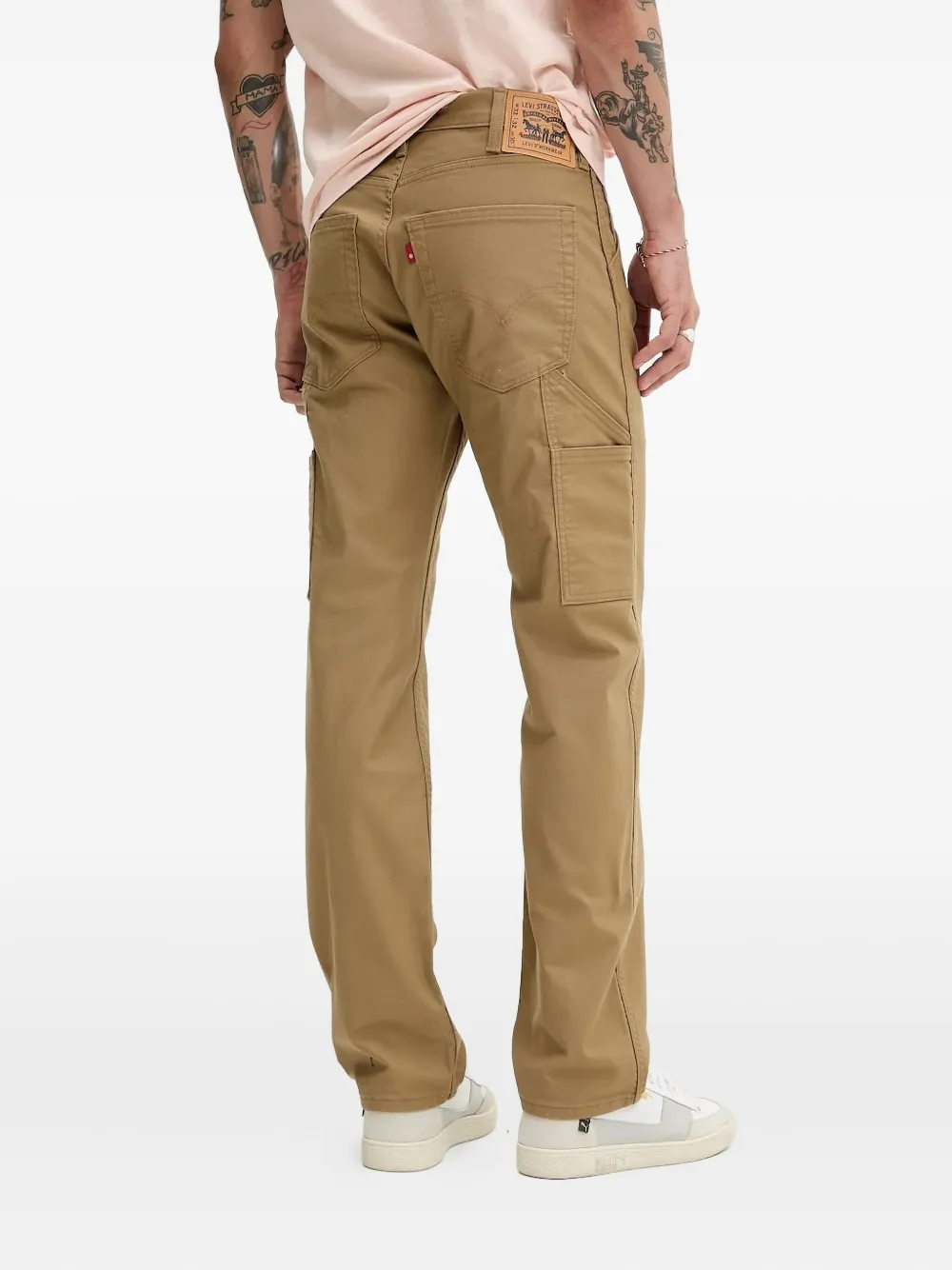 Levi's Jeans met logopatch - Beige