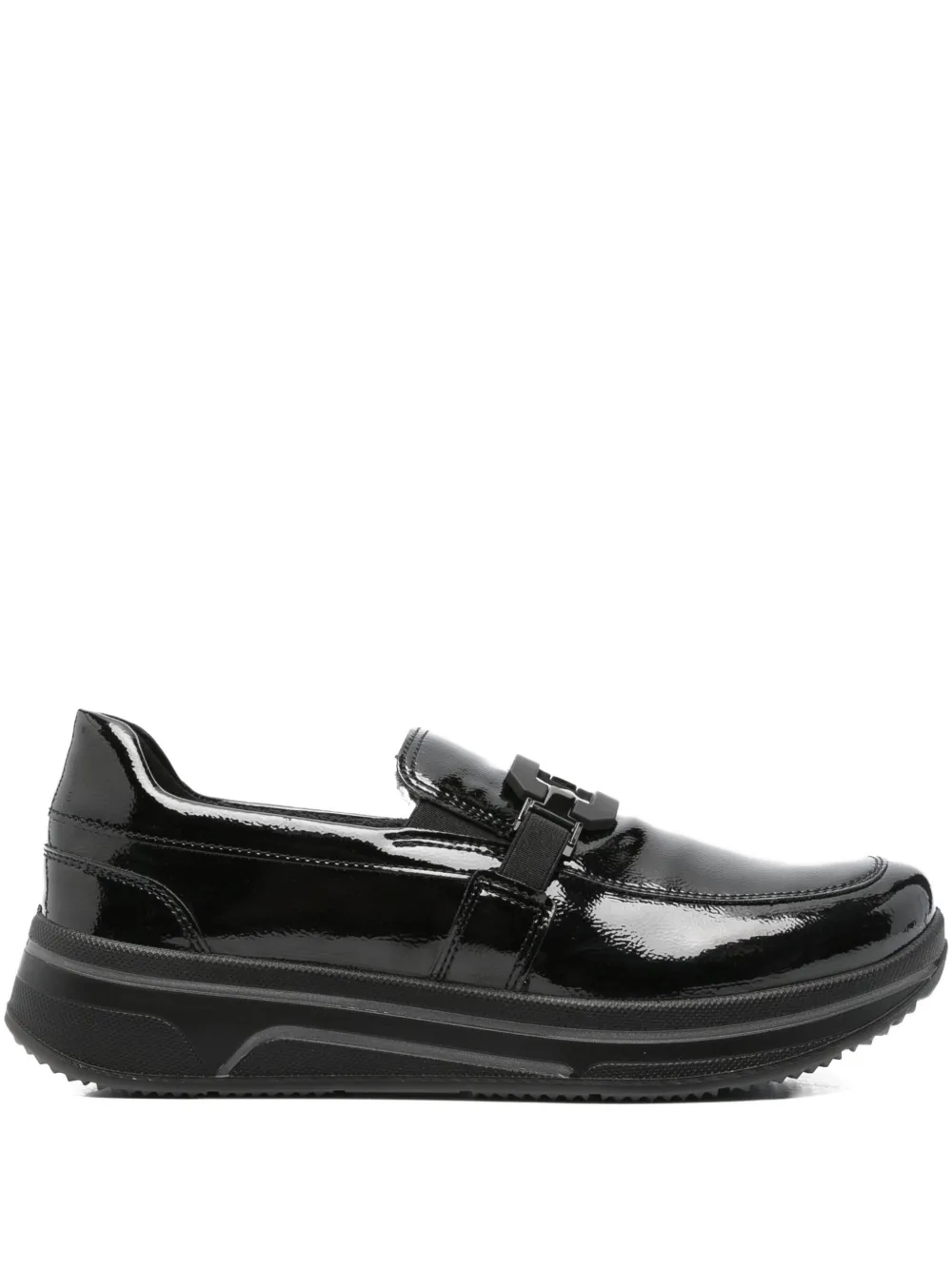ARA Sapporo patent-leather loafers Black