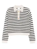 Allude striped polo shirt - Neutrals