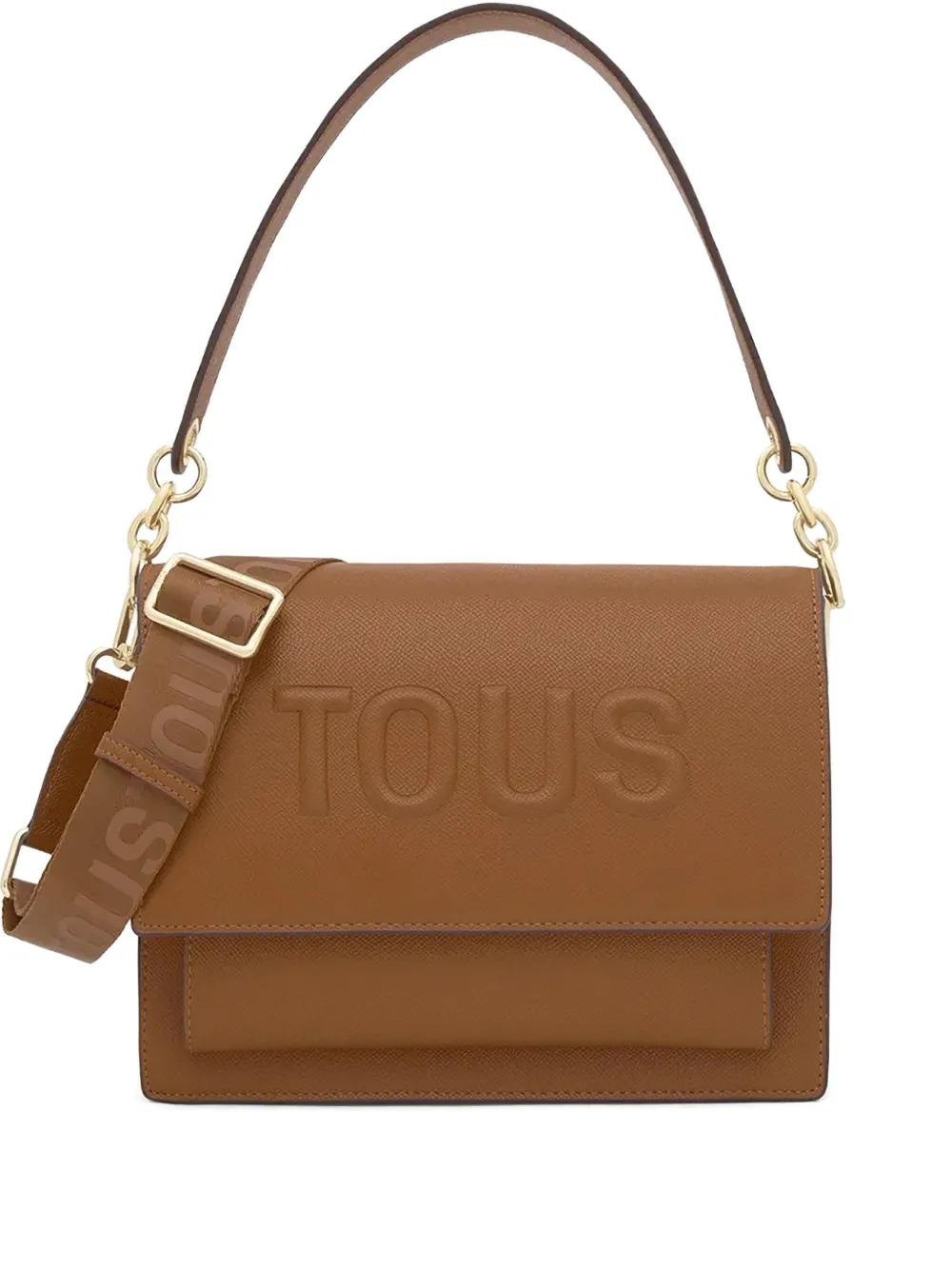 small embossed-logo tote bag