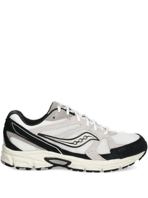Saucony suede panelled mesh low-top sneakers
