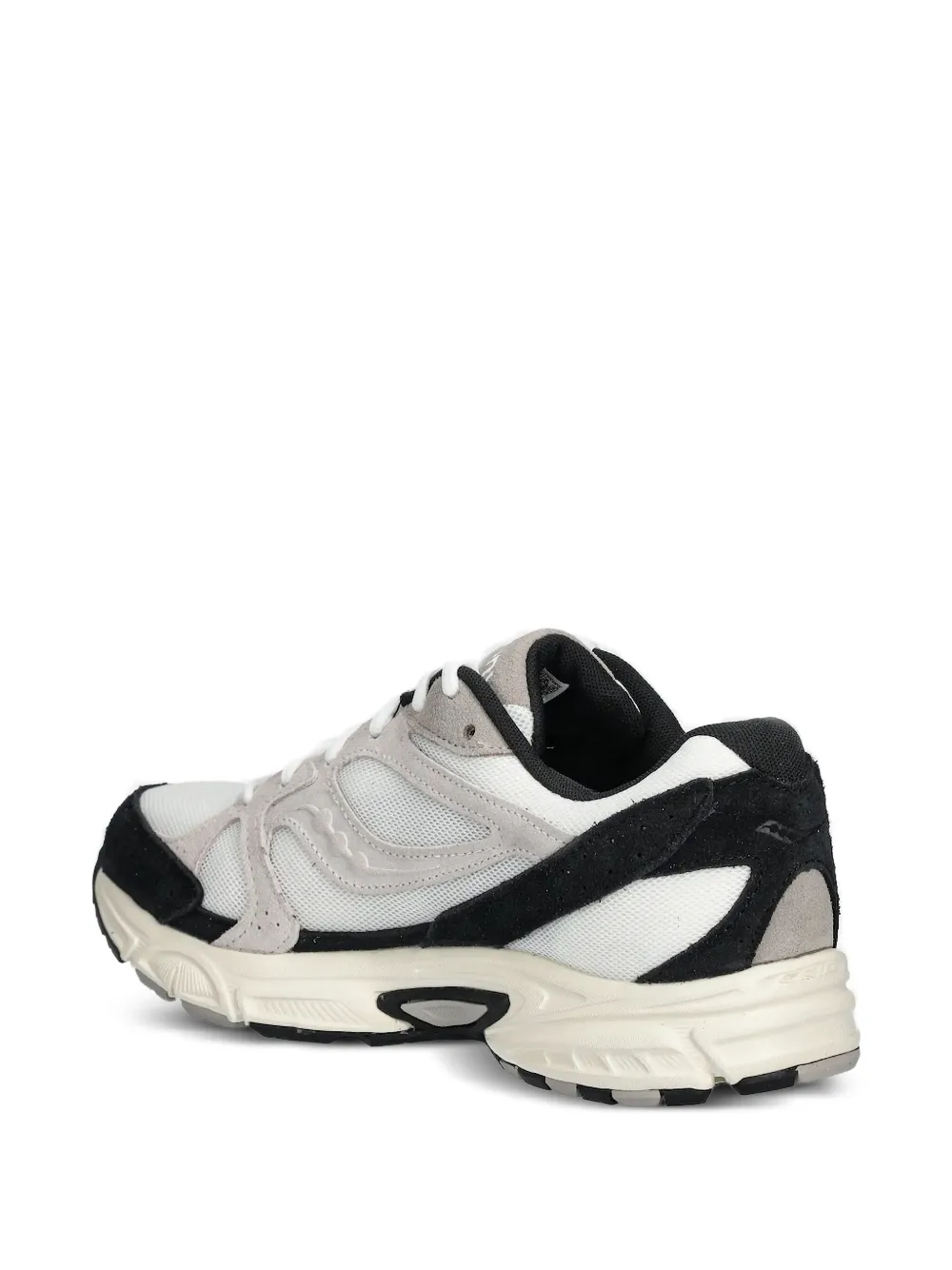 Saucony suede panelled mesh low-top sneakers White