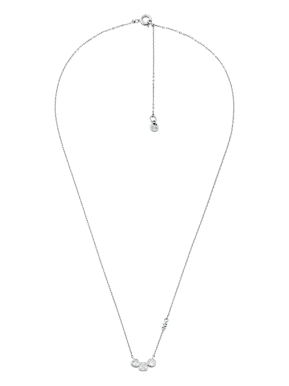 Michael Kors three-stone necklace set - Argento