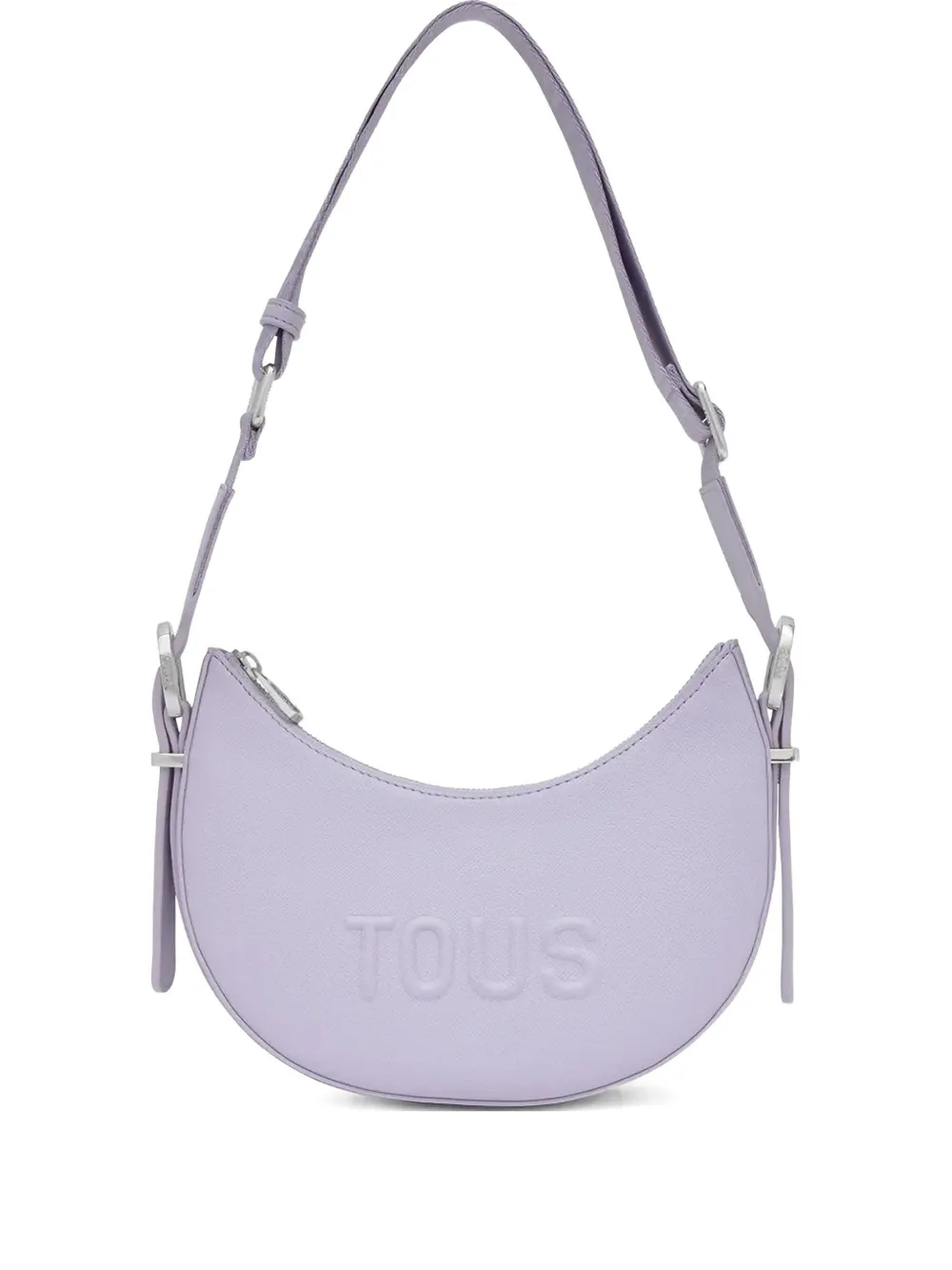 medium embossed-logo shoulder bag