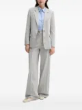 Sisley checked button blazer - Grey