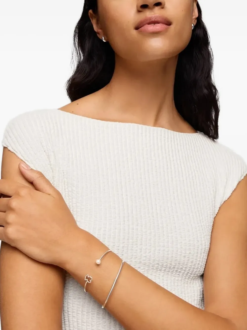 TOUS Armband met parel - Zilver