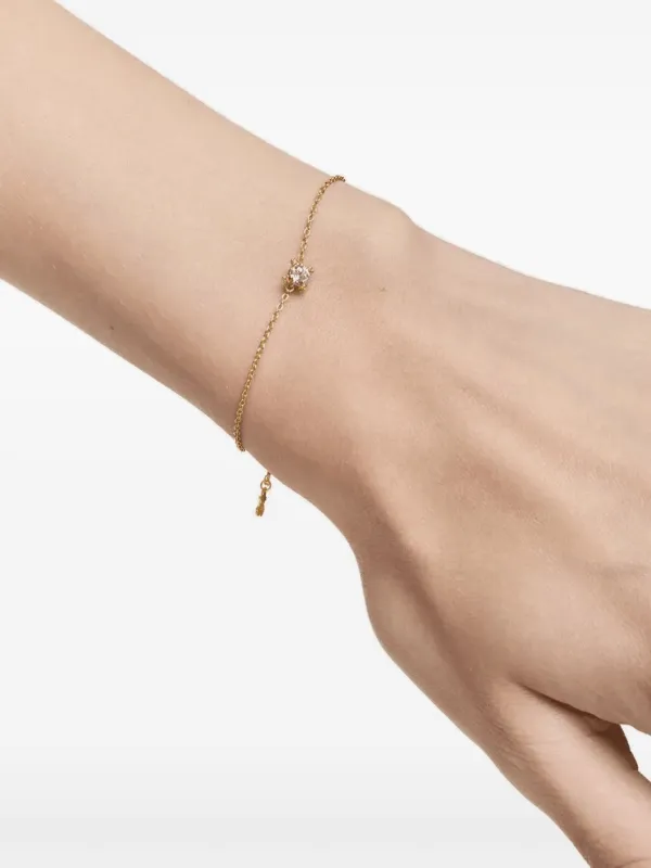 TOUS Pulsera De Cadena Con Detalle De Diamante Dorado FARFETCH CO