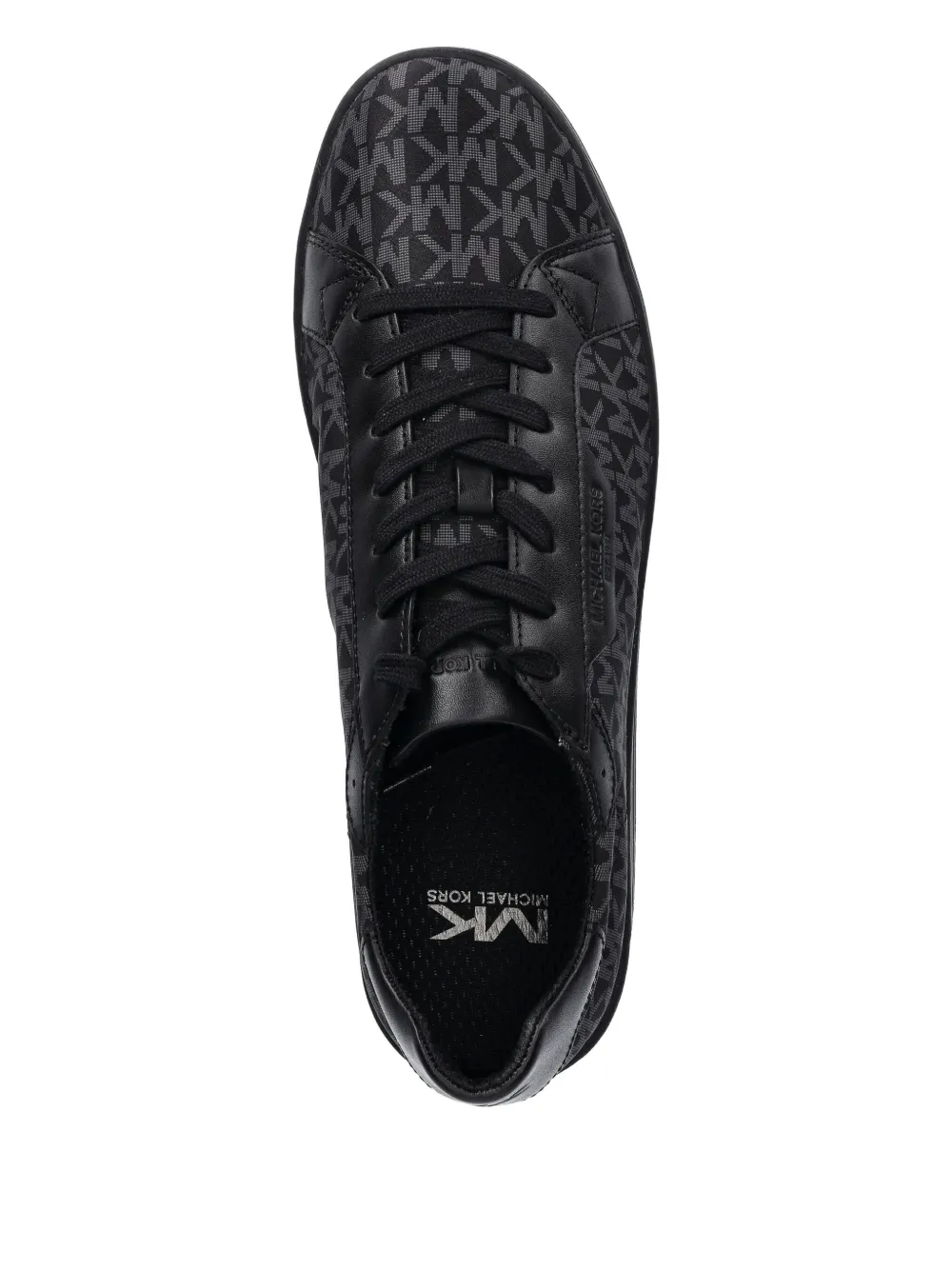 Michael Kors Keating monogram-logo sneakers Black