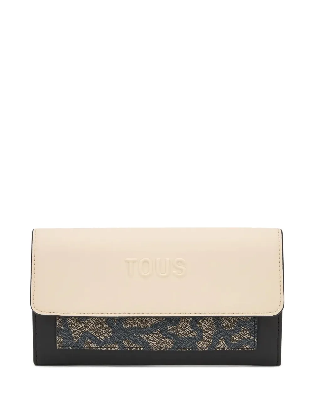 two-tone leather wallet