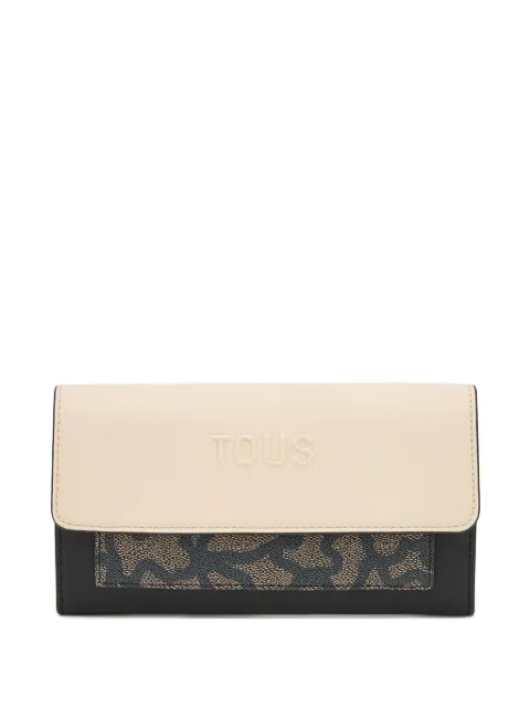 TOUS two-tone leather wallet