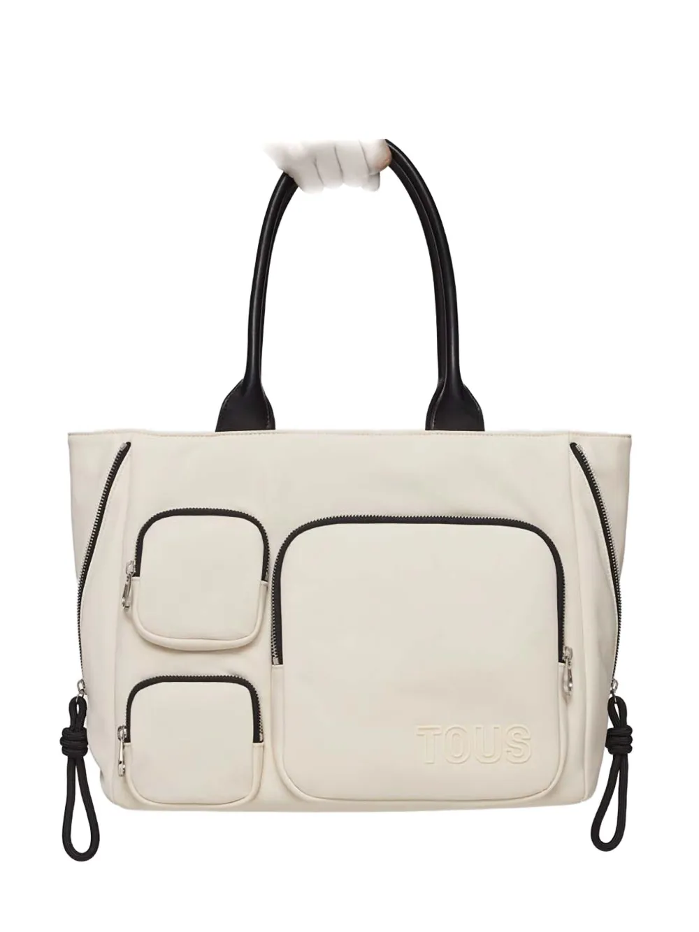 Roomy multi-pocket tote bag