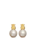 TOUS logo-bear earrings - Gold