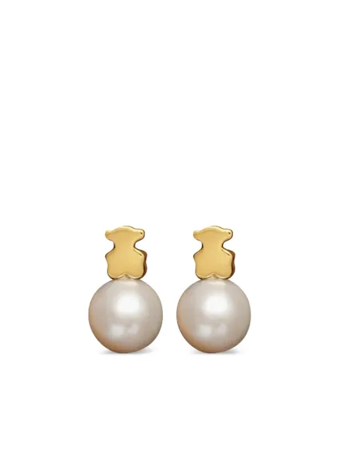 TOUS logo-bear earrings