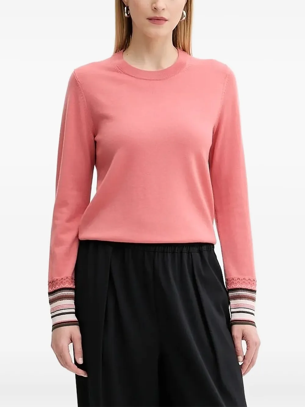 PS Paul Smith embellished-cuff sweater | Pink | Image 1